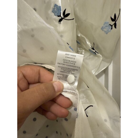 NEW For Love & Lemons Marcella Girlhood White Coquette Lolita Dress Size XS - Picture 10 of 13